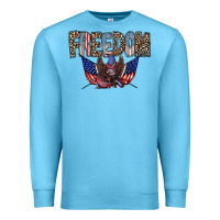Ocean Blue freedom Premium Sweatshirt - RacoonDesign