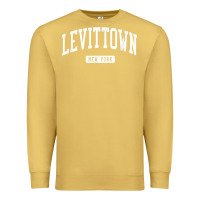 Antique Gold levittown new york ny vintage athletic sports design t shirt Premium Sweatshirt - lanVoArt