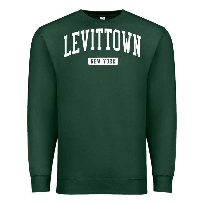 Levittown New York Ny Vintage Athletic Sports Design T Shirt Premium Sweatshirt by lanVoArt | Teevron