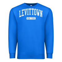 True Royal levittown new york ny vintage athletic sports design t shirt Premium Sweatshirt - lanVoArt