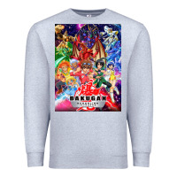 Heather Grey bakugan Premium Sweatshirt - lanVoArt