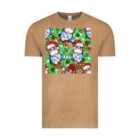Vintage Camel Christmas cute hippo sitting Vintage Tee - NancyCooperArtShop