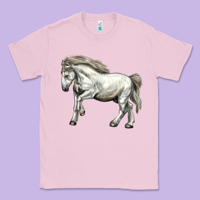 Percheron Horse Classic Tee Designed By Lillyallendesigns