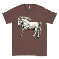Chestnut percheron horse Classic Tee - LillyAllenDesigns