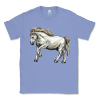 Colony Blue percheron horse Classic Tee - LillyAllenDesigns