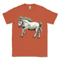 Copper percheron horse Classic Tee - LillyAllenDesigns