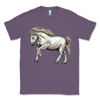 Lavender percheron horse Classic Tee - LillyAllenDesigns