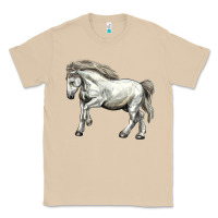 Mushroom percheron horse Classic Tee - LillyAllenDesigns