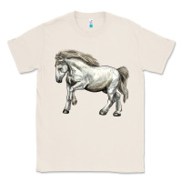 Natural percheron horse Classic Tee - LillyAllenDesigns