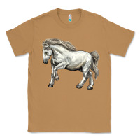 Toasted Coconut percheron horse Classic Tee - LillyAllenDesigns