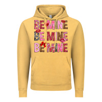 Vintage Mustard Be mine be mine be mine Valentine's Day Vintage Hoodie - HowdyJamesFarm