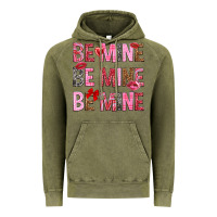 Vintage Olive Be mine be mine be mine Valentine's Day Vintage Hoodie - HowdyJamesFarm