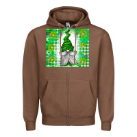 Chestnut St. Patricks Day Gnome Zipper Hoodie - CowhideDigitalArt