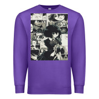 Purple another mei misaki poster Premium Sweatshirt - lanVoArt
