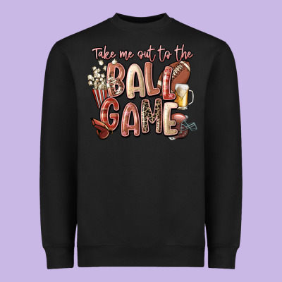 Take Me Out To The Ball Game Heavyweight Sweatshirt Designed By Fadigitalartstudio
