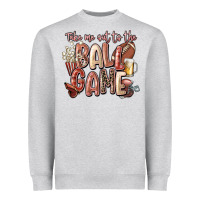 Heather Grey take me out to the ball game Heavyweight Sweatshirt - FaDigitalArtStudio
