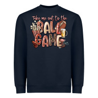 Navy take me out to the ball game Heavyweight Sweatshirt - FaDigitalArtStudio