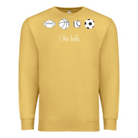 Antique Gold Funny Sports Balls Gag Gift Premium Sweatshirt - lanVoArt