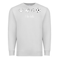 Dove Grey Funny Sports Balls Gag Gift Premium Sweatshirt - lanVoArt