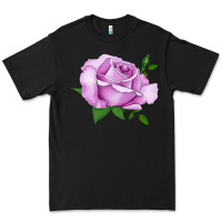 Black Life's Little Pleasures Rose Premium Tee - LillyAllenDesigns