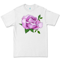 White Life's Little Pleasures Rose Premium Tee - LillyAllenDesigns