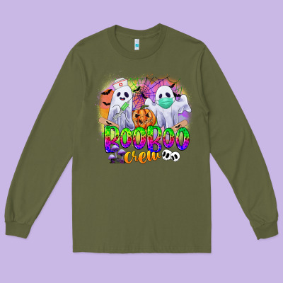 Boo Boo Crew Long Sleeve Tee Designed By Cowgirlartshop
