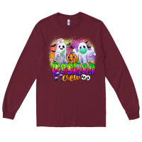 Burgundy boo boo crew Long Sleeve Tee - CowGirlArtShop