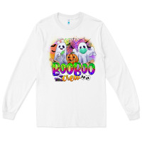 White boo boo crew Long Sleeve Tee - CowGirlArtShop