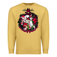 Antique Gold hazbin hotel christmas Premium Sweatshirt - lanVoArt