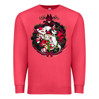 Cardinal hazbin hotel christmas Premium Sweatshirt - lanVoArt