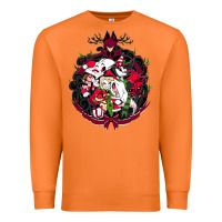Carrot hazbin hotel christmas Premium Sweatshirt - lanVoArt