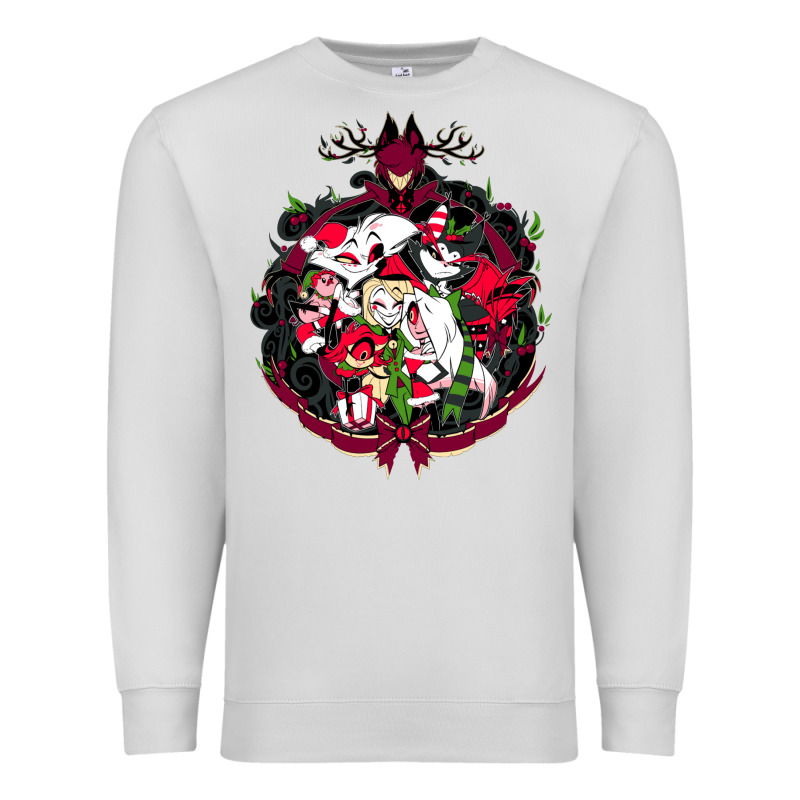 Hazbin Hotel Christmas Premium Sweatshirt by lanVoArt | Teevron