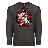 Smoke hazbin hotel christmas Premium Sweatshirt - lanVoArt