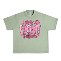 Oil Green pray fight believe breast cancer Urban Heavy Tee - texasbilliewilder