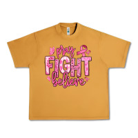 Peanut Butter pray fight believe breast cancer Urban Heavy Tee - texasbilliewilder