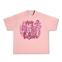 Salmon pray fight believe breast cancer Urban Heavy Tee - texasbilliewilder