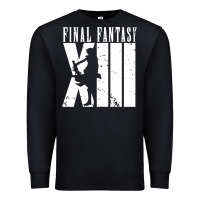 Black final fantasy xiii lightning white Premium Sweatshirt - lanVoArt
