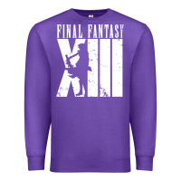Purple final fantasy xiii lightning white Premium Sweatshirt - lanVoArt