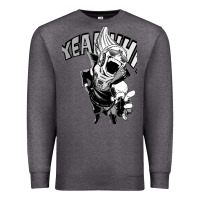 Charcoal Heather present mic screaming Premium Sweatshirt - lanVoArt