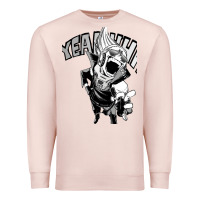 Pale Pink present mic screaming Premium Sweatshirt - lanVoArt