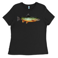 Black Greenback Cutthroat Trout Fish Ladies Tee - RanaPortraitStore