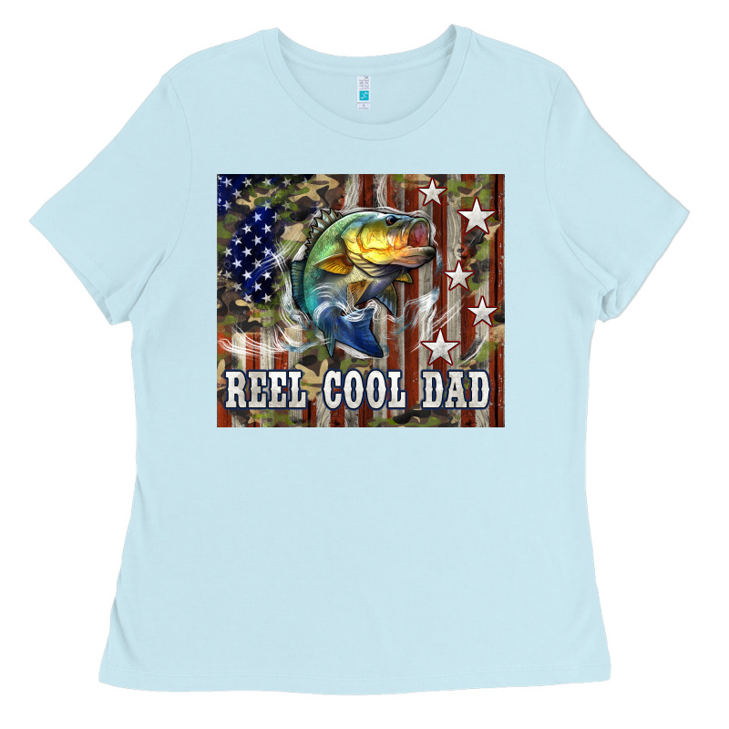 4th Of July Western Reel Cool Dad Bass Ladies Tee by LillyAllenDesigns | Teevron
