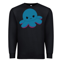 Black angry blue moody reversible octopus Premium Sweatshirt - lanVoArt