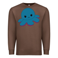 Chestnut angry blue moody reversible octopus Premium Sweatshirt - lanVoArt