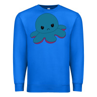True Royal angry blue moody reversible octopus Premium Sweatshirt - lanVoArt