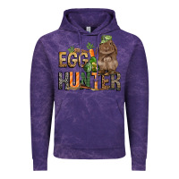 Cloud Purple Egg hunter with rabbit Easter Day Vintage Hoodie - HowdyJamesFarm