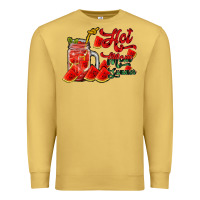 Antique Gold hot mom summer watermelon Premium Sweatshirt - RacoonDesign