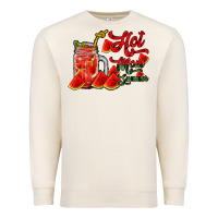 Sandshell hot mom summer watermelon Premium Sweatshirt - RacoonDesign