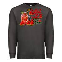 Smoke hot mom summer watermelon Premium Sweatshirt - RacoonDesign