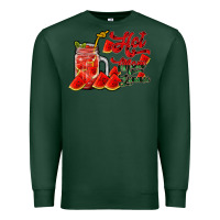 Sports Green hot mom summer watermelon Premium Sweatshirt - RacoonDesign